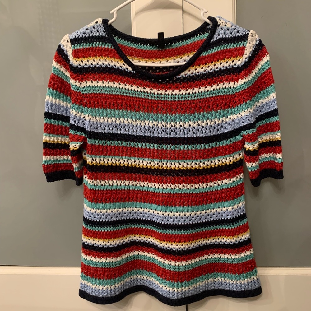 Multi-color knitted top (Top Shop)
